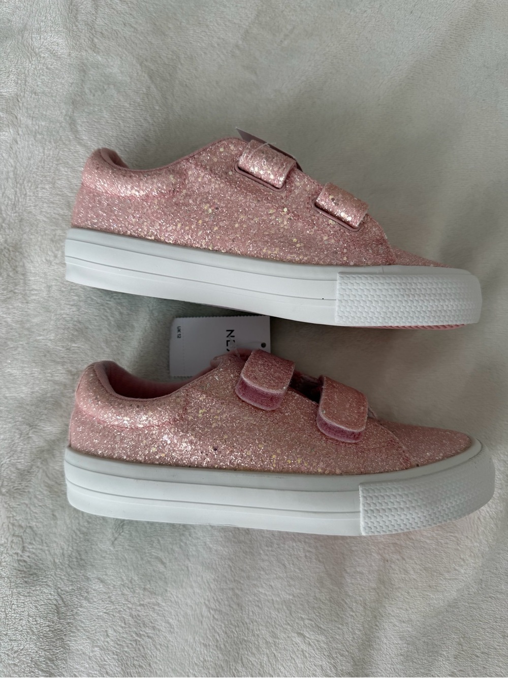 Kids Glitter Pink Sneakers